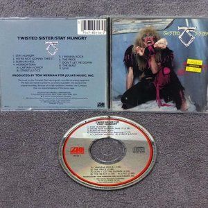 Twisted Sister Stay Hungry CD Original 1984 Release Atlantic Dee Snider RARE